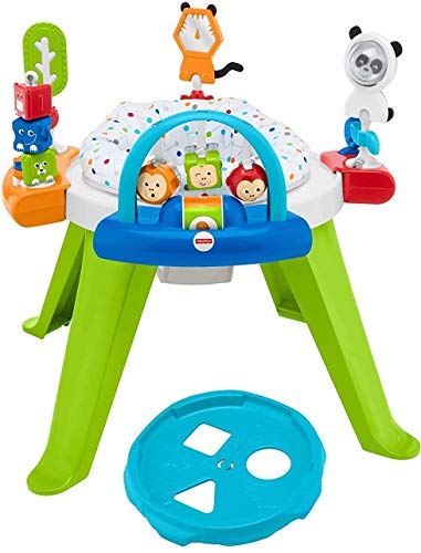 Fisher-Price 3-in-1 Spin & Sort Activity Center Retro Roar, Infant-to-Toddler - sctoyswholesale