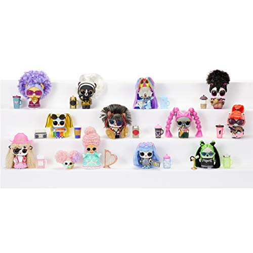 LOL Surprise Remix Pets 9 Surprises, Real Hair Includes Music Cassette Tape with Surprise Song Lyrics, Accessories, Dolls