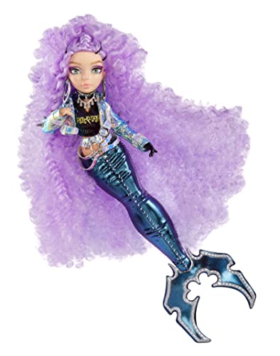 MERMAZE MERMAIDZ Color Change Riviera Mermaid Fashion Doll with Designer Outfit & Accessories, Stylish Hair & Sculpted Tail, Poseable, Toy Gift Girls Boys Collectors Ages 4 5 6 7 8 to 12+, 580812