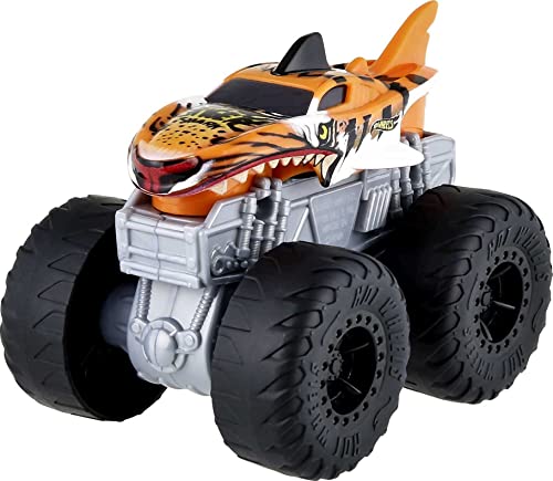 Hot Wheels Monster Trucks Roarin’ Wreckers, 1 1:43 Scale Truck with Lights & Sounds - sctoyswholesale