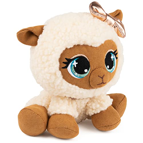 GUND P.Lushes Designer Fashion Pets Ba-Bah La'Creme Premium Llama Stuffed Animal, Crème and Gold, 6” - sctoyswholesale