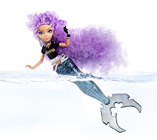 MERMAZE MERMAIDZ Color Change Riviera Mermaid Fashion Doll with Designer Outfit & Accessories, Stylish Hair & Sculpted Tail, Poseable, Toy Gift Girls Boys Collectors Ages 4 5 6 7 8 to 12+, 580812