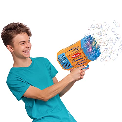 Doohickey Bubble Blaster Bubble Making Gun, 1000 Bubbles per Minute, 2 Bubble Solution, 20-30 Minutes Working Time