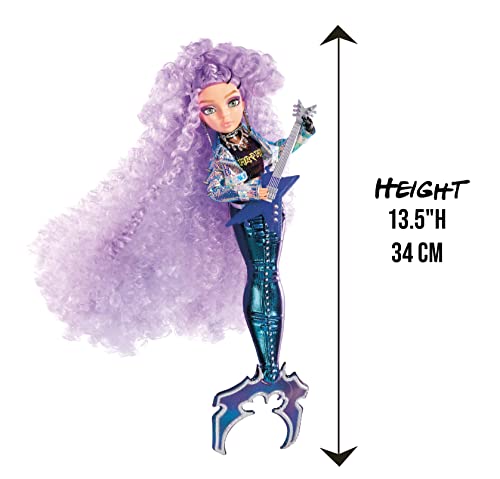 MERMAZE MERMAIDZ Color Change Riviera Mermaid Fashion Doll with Designer Outfit & Accessories, Stylish Hair & Sculpted Tail, Poseable, Toy Gift Girls Boys Collectors Ages 4 5 6 7 8 to 12+, 580812