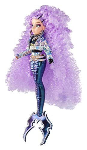 MERMAZE MERMAIDZ Color Change Riviera Mermaid Fashion Doll with Designer Outfit & Accessories, Stylish Hair & Sculpted Tail, Poseable, Toy Gift Girls Boys Collectors Ages 4 5 6 7 8 to 12+, 580812