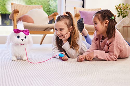 Pets Alive Lil' Paw The Walking Puppy by ZURU Interactive Dog That Walk, Waggle, and Barks, Interactive Plush Pet, Electronic Leash, Soft Toy for Kids and Girls