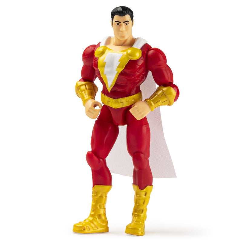 DC Comics DC Comics 4-Inch Shazam! Action Figure with 3 Mystery Accessories, Adventure 2 - sctoyswholesale