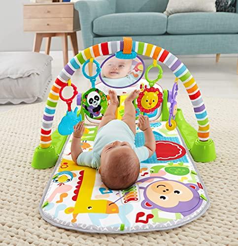 Fisher-Price Deluxe Kick 'n Play Piano Gym, Green, Gender Neutral (Frustration Free Packaging) - sctoyswholesale