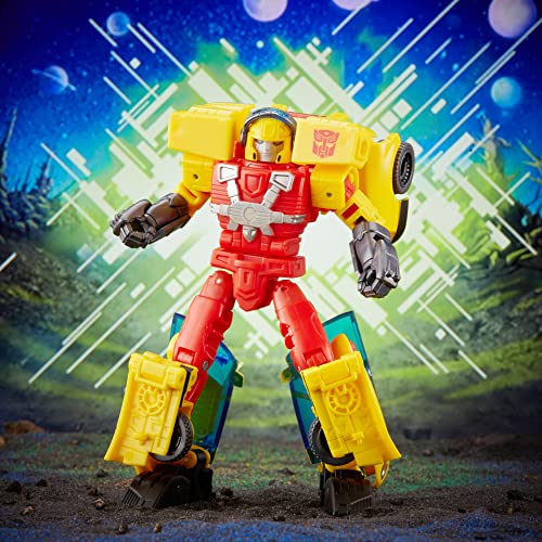 Transformers Toys Legacy Evolution Deluxe Armada Universe Hot Shot Toy, 5.5-inch, Action Figure for Boys and Girls Ages 8 and Up