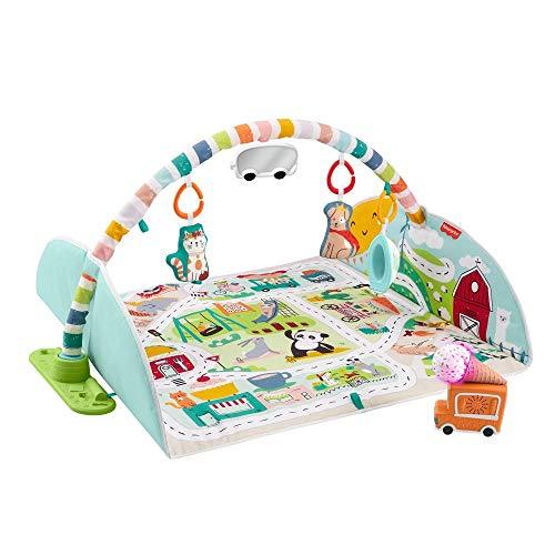 Fisher-Price Activity City Gym to Jumbo Playmat with Music, Lights, Vehicle Toys & Extra-Large Playmat - sctoyswholesale