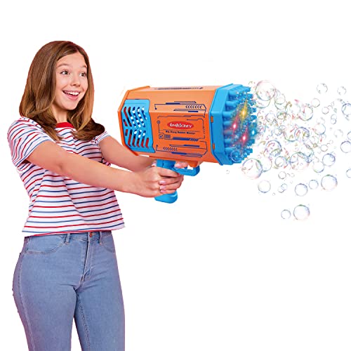 Doohickey Bubble Blaster Bubble Making Gun, 1000 Bubbles per Minute, 2 Bubble Solution, 20-30 Minutes Working Time