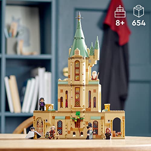 LEGO Harry Potter Hogwarts: Dumbledore’s Office 76402 Building Toy Set for Kids, Girls, and Boys Ages 8+; Features Hermione, Dumbledore, Snape, Filch and Madam Pince (654 Pieces)