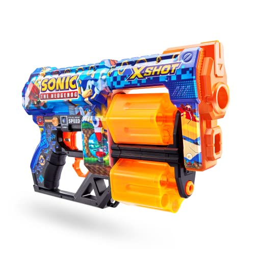 X-Shot Skins Dread Foam Dart Blaster (12 Dart) by ZURU