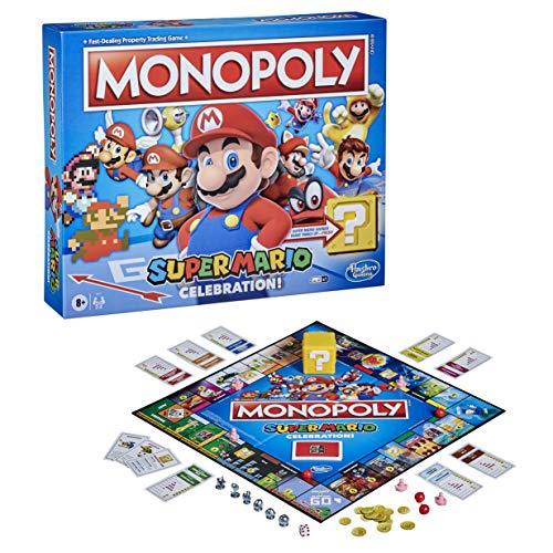 Monopoly Super Mario Celebration Edition Board Game for Super Mario Fans for Ages 8 and Up - sctoyswholesale