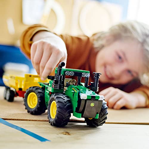 LEGO Technic John Deere 9620R 4WD Tractor 42136 Building Toy Set for Kids, Boys, and Girls Ages 8+ (390 Pieces)