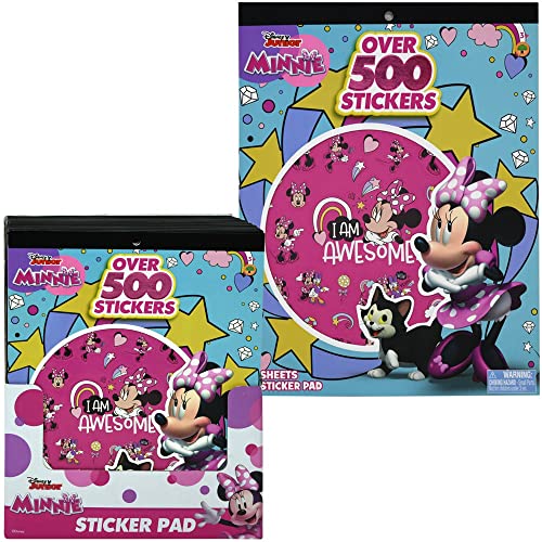 Disney Minnie Mouse Sticker Book Over 500+ - Perfect for Gifts, Party Favor 1 book