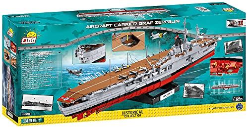 COBI Historical Collection GRAF Zeppelin, Battleship Gray - sctoyswholesale