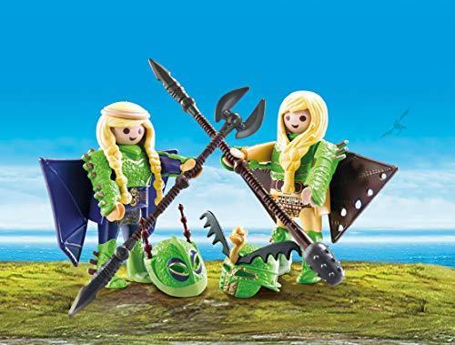 PLAYMOBIL How to Train Your Dragon III Ruffnut and Tuffnut with Flight Suit - sctoyswholesale