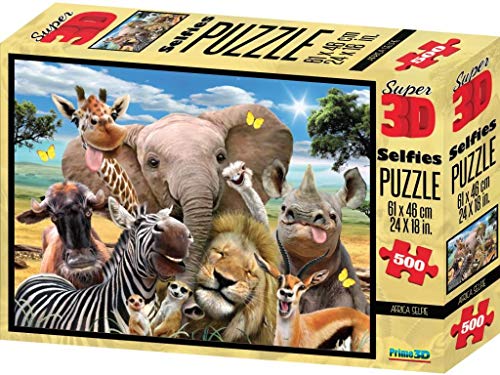 Prime 3D Puzzle Afirca Selfie - 500 Pcs
