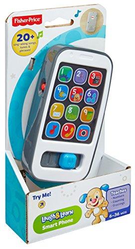 Fisher-Price Laugh & Learn Smart Phone, White - sctoyswholesale