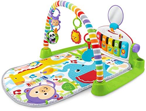 Fisher-Price Deluxe Kick 'n Play Piano Gym, Green, Gender Neutral (Frustration Free Packaging) - sctoyswholesale