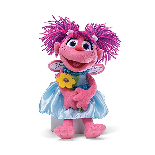 Gund Sesame Street Abby with Flowers Stuffed Animal - sctoyswholesale