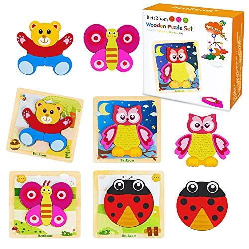 Wooden Jigsaw Puzzle Set for Kids -BettRoom - sctoyswholesale