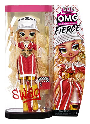 L.O.L. Surprise! OMG Fierce Swag 11.5" Fashion Doll with X Surprises Including Accessories & Outfits, Holiday Toy, Great Gift for Kids Girls Boys Ages 4 5 6+ Years Old & Collectors