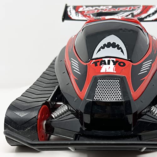 Landshark 1:16 Scale All Terrain RC Car, 4WD Electric Vehicle with Remote Control, Includes Controller and Rechargeable Battery, Red - sctoyswholesale