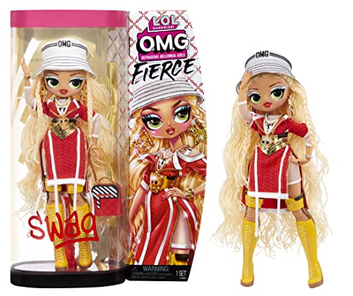 L.O.L. Surprise! OMG Fierce Swag 11.5" Fashion Doll with X Surprises Including Accessories & Outfits, Holiday Toy, Great Gift for Kids Girls Boys Ages 4 5 6+ Years Old & Collectors