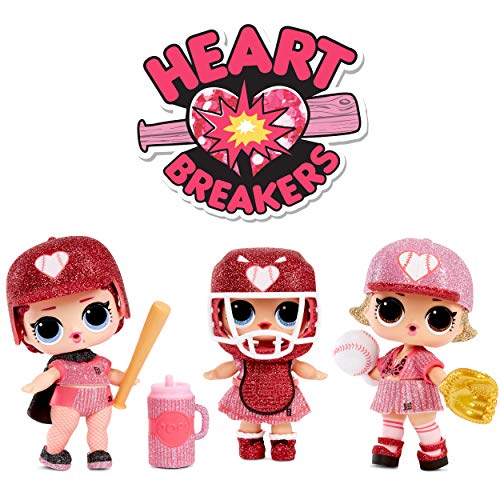 L.O.L. Surprise! All-Star B.B.s Sports Series 1 Baseball Sparkly Dolls with  Surprises