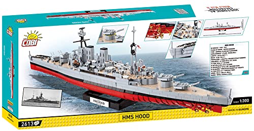 COBI Historical Collection: World War II Warships HMS Hood - sctoyswholesale