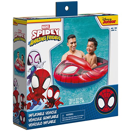 Swimways Marvel Spidey and His Amazing Friends Inflatable Water Boat Vehicle - sctoyswholesale