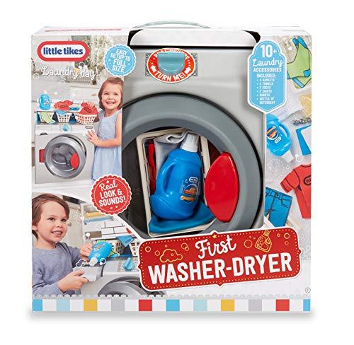 Little Tikes First Washer-Dryer Realistic Pretend Play Appliance for Kids, Multicolor - sctoyswholesale