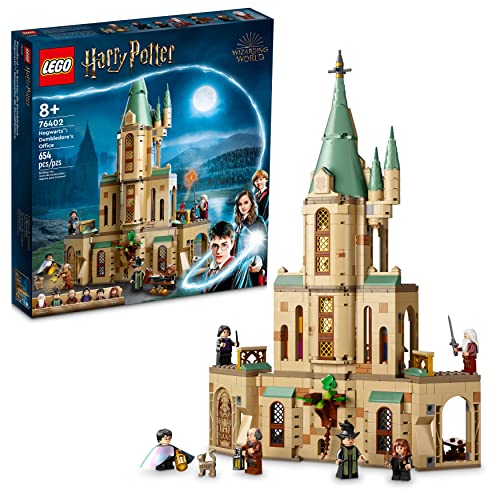 LEGO Harry Potter Hogwarts: Dumbledore’s Office 76402 Building Toy Set for Kids, Girls, and Boys Ages 8+; Features Hermione, Dumbledore, Snape, Filch and Madam Pince (654 Pieces)