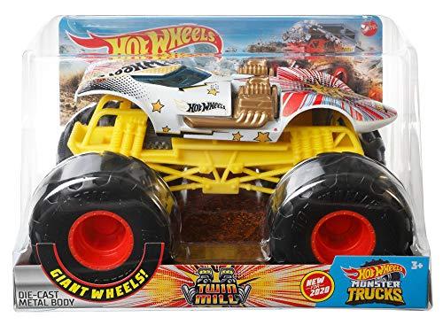 Hot Wheels Monster Trucks 1:24 Scale Assortment for Kids Age 3 4 5 6 7 8 Years Old Great Gift Toy Trucks Large Scales - sctoyswholesale