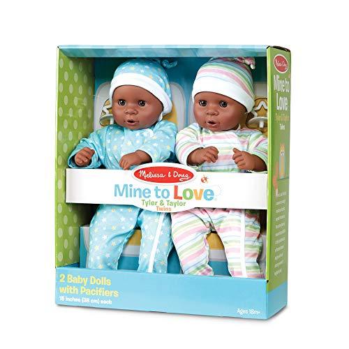 Melissa & Doug Mine to Love 15 Inch Twins - Tyler & Taylor - sctoyswholesale