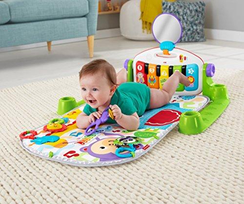 Fisher-Price Deluxe Kick 'n Play Piano Gym, Green, Gender Neutral (Frustration Free Packaging) - sctoyswholesale