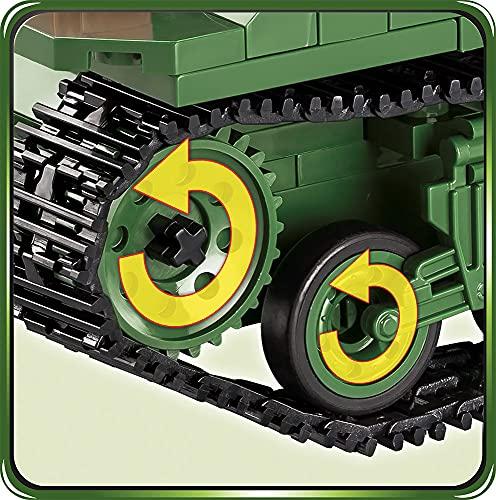 COBI Historical Collection Sherman M4A3E2 Jumbo Tank, Green - sctoyswholesale