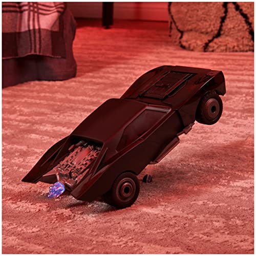 DC Comics, The Batman Turbo Boost Batmobile, Remote Control Car with Official Batman Movie Styling Kids Toys for Boys and Girls