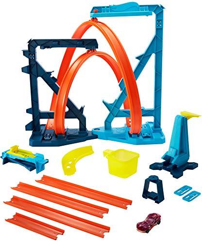 Hot Wheels Track Builder Unlimited Infinity Loop Kit with Adjustable Set-Ups & Jump That Flips Cars Into Catch Cup with One 1:64 Scale Hot Wheels Vehicle - sctoyswholesale