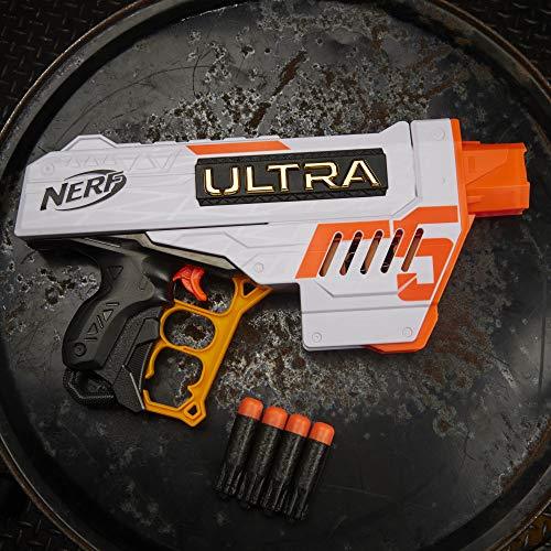 NERF Ultra Five Blaster -- 4-Dart Internal Clip, 4 Ultra Darts, Dart Storage - sctoyswholesale