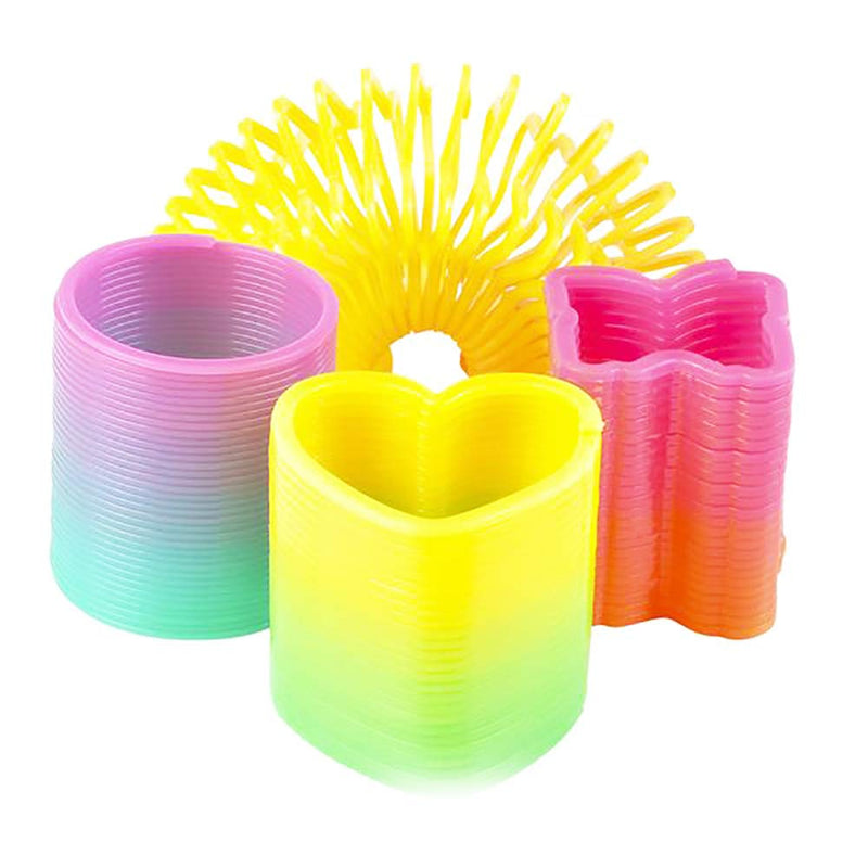 Rainbow Slinky WOW Coil Spring Assortment, Heart, Star