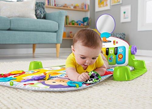 Fisher-Price Deluxe Kick 'n Play Piano Gym, Green, Gender Neutral (Frustration Free Packaging) - sctoyswholesale