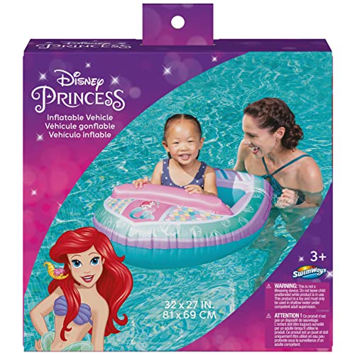 Swimways Disney Princess Ariel Inflatable Water Boat Vehicle - sctoyswholesale