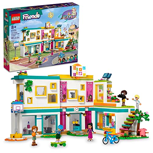 LEGO Friends Heartlake International School Playset , Building Toy for Girls and Boys with 5 2023 Character Mini-Dolls & Accessories