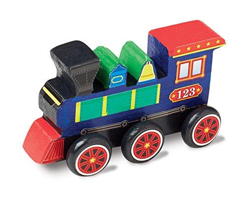 Melissa & Doug Decorate-Your-Own Wooden Train Craft Kit - sctoyswholesale