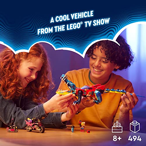 LEGO DREAMZzz Crocodile Car 71458 Building Toy Set, Rebuilds from Car to Off-Roader Truck Toy and Mini-Boat, Features 3 Minifigures, Birthday Gift for 8 Year Olds