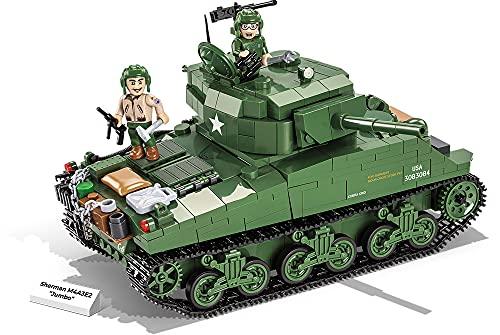 COBI Historical Collection Sherman M4A3E2 Jumbo Tank, Green - sctoyswholesale