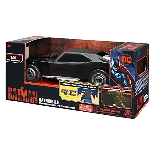 DC Comics, The Batman Batmobile Remote Control Car with Official Batman Movie Styling - sctoyswholesale